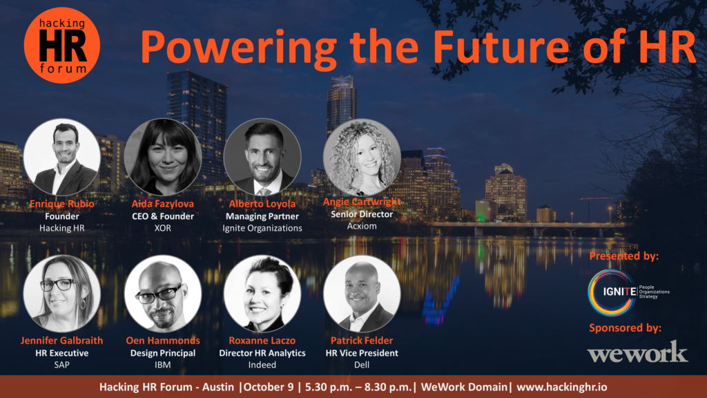 Hacking HR Austin Speakers LineUp release!! HR Tech, Future of Work, AI